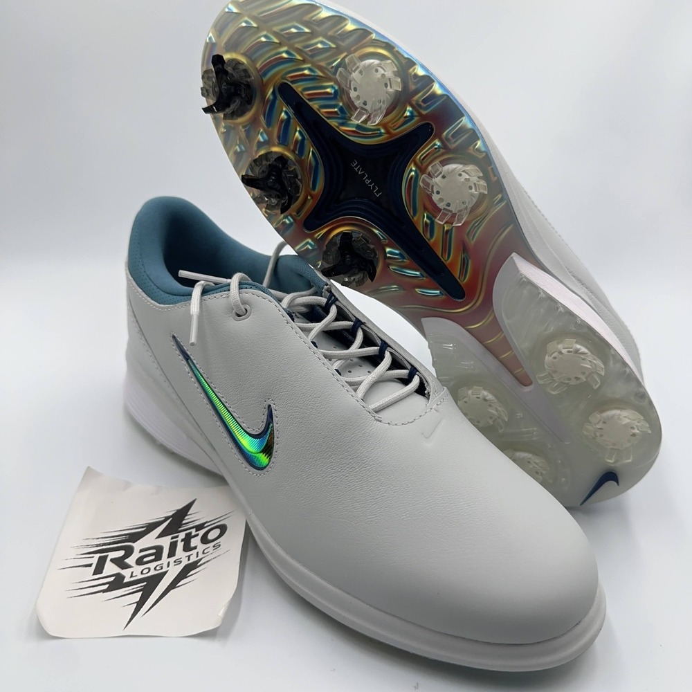 Mens Sz 7.5 Nike Golf Shoes Air Zoom Victory Tour 4 White Photon Dust FZ4155-003